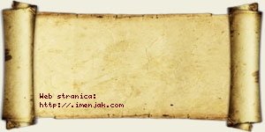 Nina Stojaković vizit kartica